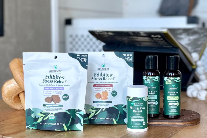 Pet Releaf CBD and hemp products