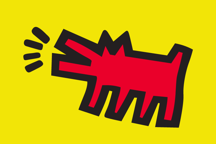 keith haring dog meaning
