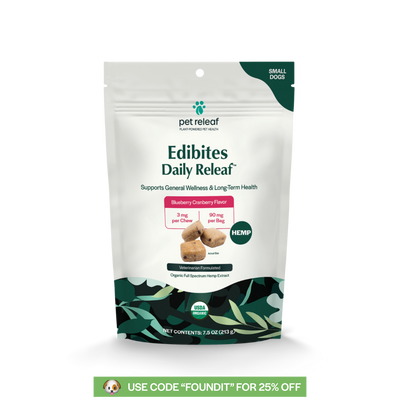 Daily Releaf Hemp Edibites for Dogs – Blueberry Cranberry