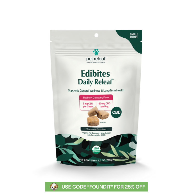 Daily Releaf CBD Edibites for Dogs – Blueberry Cranberry