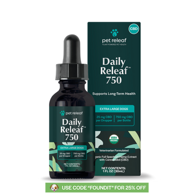 USDA Organic Daily Releaf Hemp Oil for Pets
