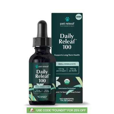 USDA Organic Daily Releaf Hemp Oil for Pets