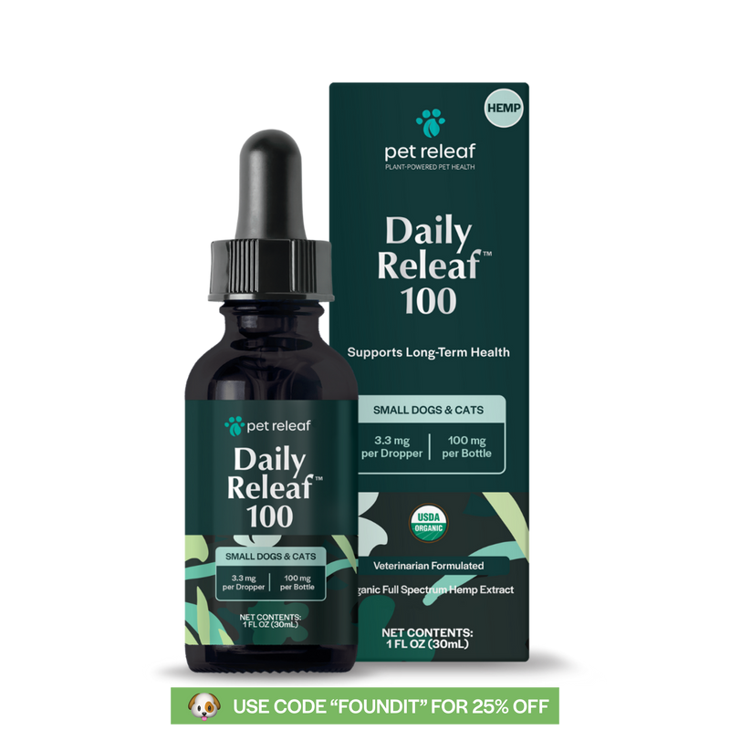 USDA Organic Daily Releaf Hemp Oil for Pets