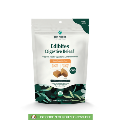 Digestive Releaf CBD Edibites For Dogs – Sweet Potato