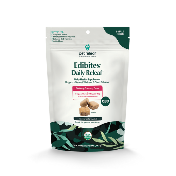 Daily Releaf Hemp Edibites for Dogs – Blueberry Cranberry