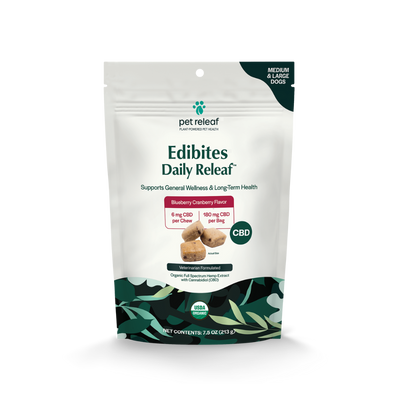 Daily Releaf CBD Edibites for Dogs – Blueberry Cranberry