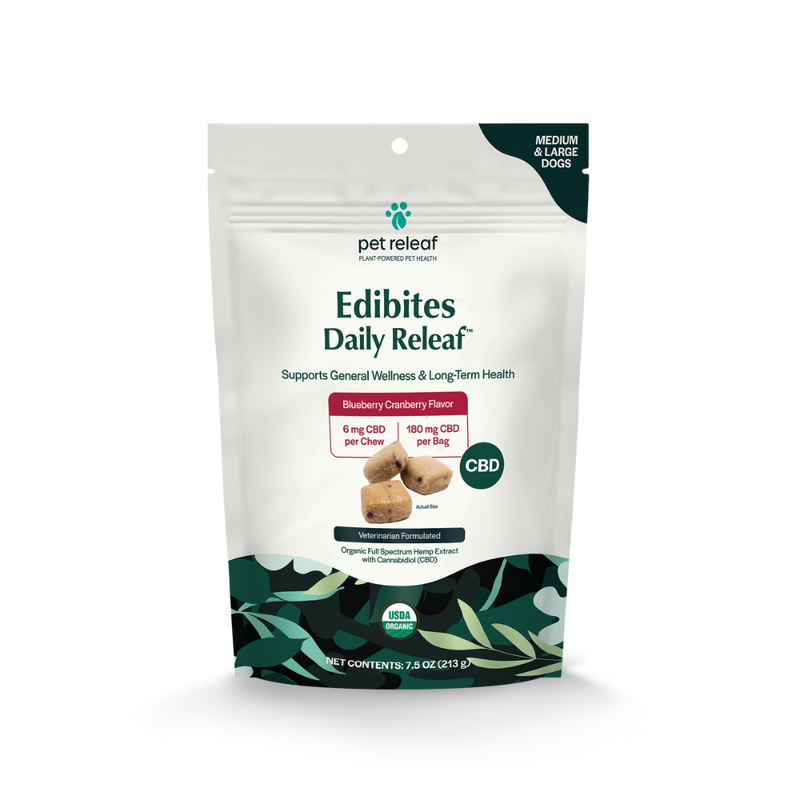 Daily Releaf CBD Edibites for Dogs – Blueberry Cranberry