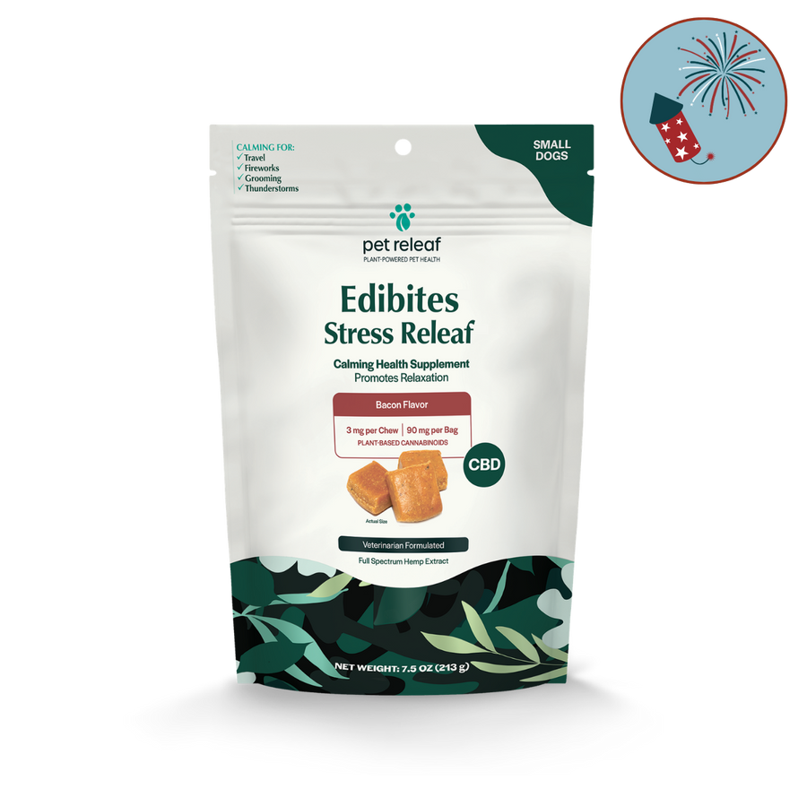 Stress Releaf CBD Edibites For Dogs – Bacon