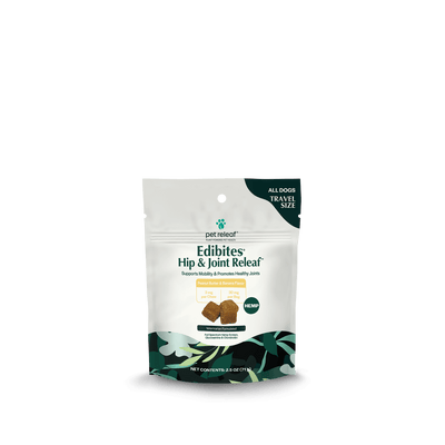 Hip & Joint Releaf Hemp Edibites For Dogs – Peanut Butter Banana