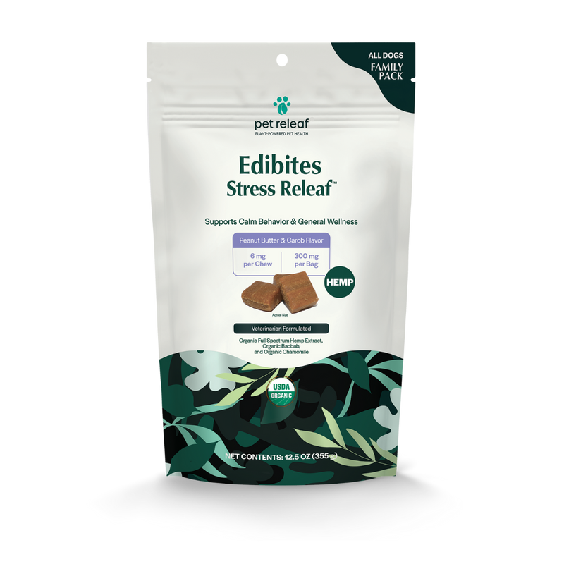 Stress Releaf Hemp Edibites For Dogs – Peanut Butter