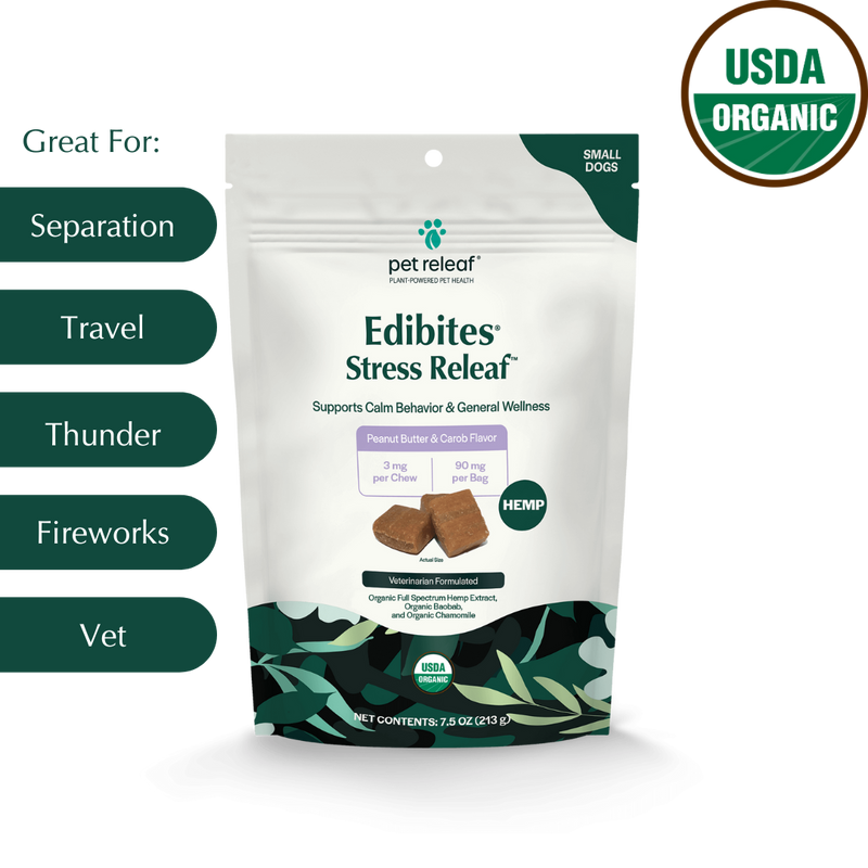 Stress Releaf Hemp Edibites For Dogs – Peanut Butter