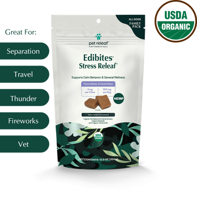 Stress Releaf Hemp Edibites For Dogs – Peanut Butter