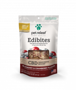 CBD-infused Blueberry & Cranberry Hemp Oil Edibites (Immunity Boost) For Dogs - Pet Releaf