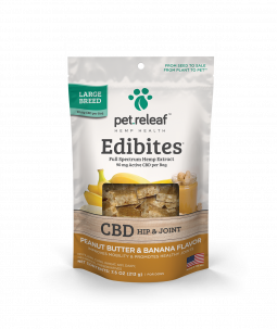 Large Breed CBD-Infused Peanut Butter Banana Hemp Oil Edibites (Hip & Joint) For Dogs - Pet Releaf