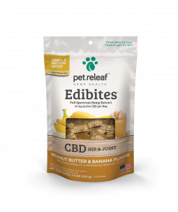 CBD-Infused Peanut Butter Banana Hemp Oil Edibites (Hip & Joint) For Dogs - Pet Releaf