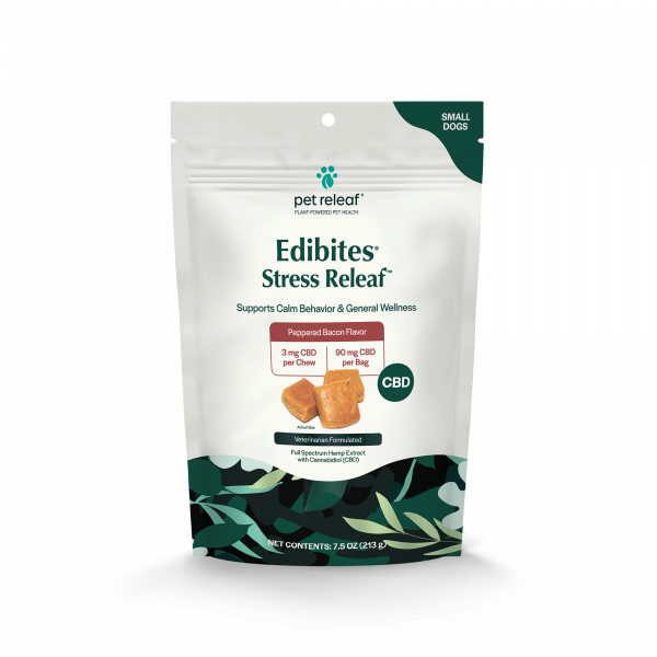Stress Releaf Edibites for Small Dogs Peppered Bacon Flavor